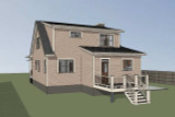 Cottage House Plan - 34977 - Rear Exterior