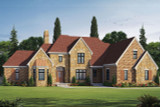 European House Plan - Saddle Creek 35003 - Front Exterior