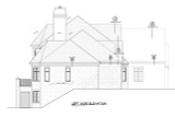 European House Plan - Saddle Creek 35003 - Left Exterior