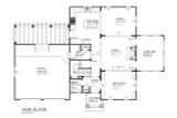 Prairie House Plan - Sherman 35222 - 1st Floor Plan