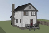 Craftsman House Plan - 35240 - Rear Exterior