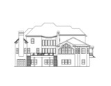 European House Plan - 35409 - Rear Exterior