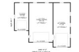 Traditional House Plan - 35493 - 1st Floor Plan