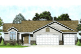 Ranch House Plan - 35517 - Front Exterior