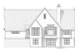 European House Plan - Spring Hill 35550 - Rear Exterior
