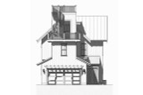 Craftsman House Plan - Beach Walk 35678 - Rear Exterior