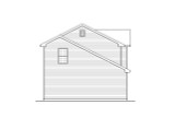 Traditional House Plan - 35700 - Left Exterior