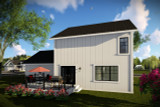 Farmhouse House Plan - 35760 - Rear Exterior