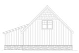 Craftsman House Plan - Deer Haven 35800 - Rear Exterior