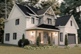 Farmhouse House Plan - Charlie 35833 - Left Exterior