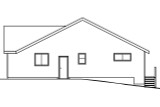 Ranch House Plan - Lander 36171 - Right Exterior