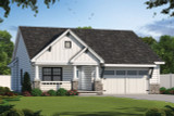Craftsman House Plan - Telluride Gable FB 36193 - Front Exterior