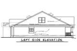 Craftsman House Plan - Telluride Gable FB 36193 - Left Exterior