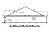 Craftsman House Plan - Telluride Gable FB 36193 - Rear Exterior