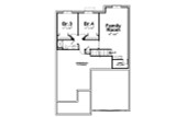 Craftsman House Plan - Telluride Gable FB 36193 - Basement Floor Plan
