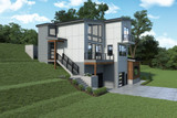 Contemporary House Plan - 36338 - Left Exterior