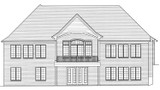 Traditional House Plan - The Wyndham II 36350 - Rear Exterior