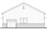 Craftsman House Plan - 36390 - Left Exterior