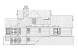 Farmhouse House Plan - Darby 36428 - Left Exterior
