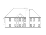 Traditional House Plan - 36476 - Rear Exterior