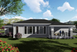 Secondary Image - Ranch House Plan - 36485 - Rear Exterior