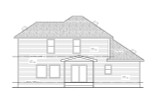 Contemporary House Plan - Herndon Farm 36574 - Rear Exterior