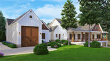 Traditional House Plan - Lodgemont 36583 - Rear Exterior