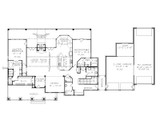 Traditional House Plan - Lodgemont 36583 - 1st Floor Plan