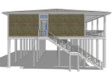 Modern House Plan - Sand Castle 36726 - Left Exterior
