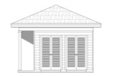 Traditional House Plan - 36842 - Right Exterior