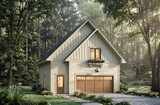 Traditional House Plan - Double Solstice 36906 - Front Exterior