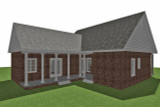 Secondary Image - Traditional House Plan - 36921 - Left Exterior