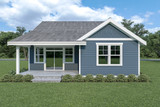 Secondary Image - Craftsman House Plan - 36984 - Rear Exterior