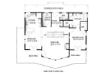 Lodge Style House Plan - 37141 - 1st Floor Plan