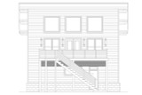 Contemporary House Plan - 37211 - Left Exterior