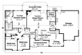Country House Plan - Endicott 37231 - 1st Floor Plan