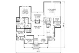 European House Plan - Vermillion 37378 - 1st Floor Plan