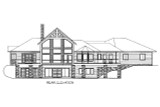 Lodge Style House Plan - 37678 - Rear Exterior