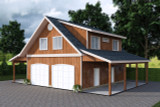 Craftsman House Plan - 37729 - Front Exterior