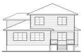 Modern House Plan - Parkview 37867 - Rear Exterior