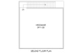 Secondary Image - Contemporary House Plan - 37985 - 2nd Floor Plan