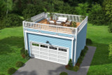Contemporary House Plan - 37985 - Front Exterior
