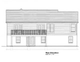 Secondary Image - Cottage House Plan - Oakbrook IV 38086 - Rear Exterior