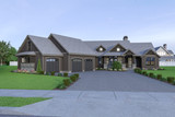 Craftsman House Plan - 38160 - Front Exterior
