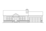 Ranch House Plan - 38196 - Front Exterior