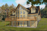 Country House Plan - 38266 - Rear Exterior
