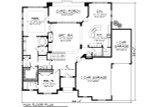 Prairie House Plan - 38290 - 1st Floor Plan