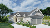 Ranch House Plan - Millsprings Cottage 38327 - Front Exterior