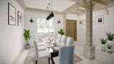 Secondary Image - Ranch House Plan - Millsprings Cottage 38327 - Dining Room