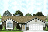 Ranch House Plan - 38345 - Front Exterior